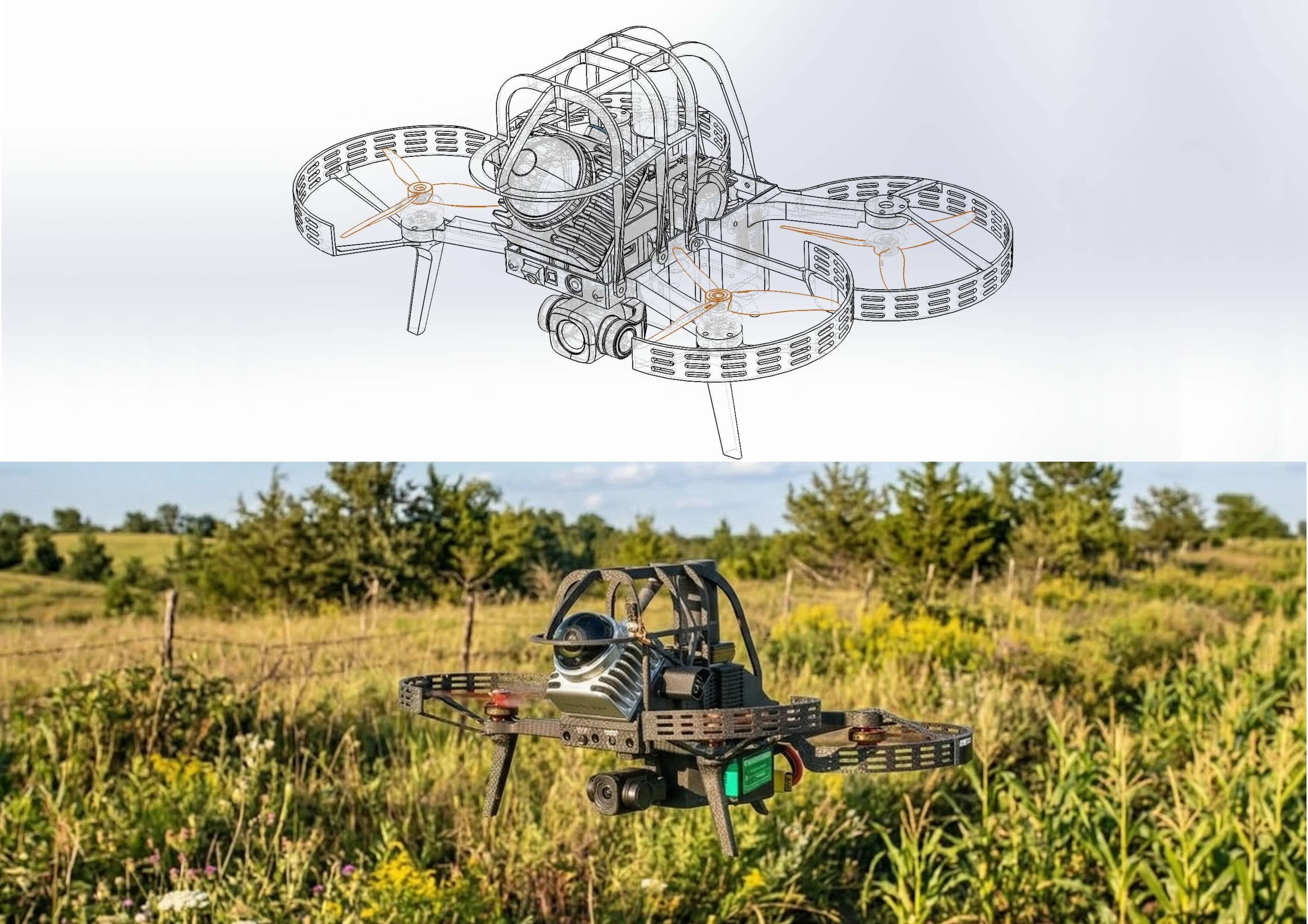 FP1 Autonomous Drone System by FPDynamics — next-generation aerial platform with LiDAR, 4K imaging, and AI edge processing